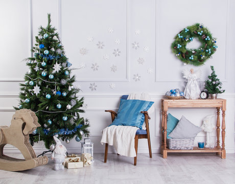 New Year's and Christmas interior