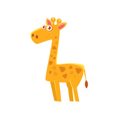 Fototapeta premium Giraffe Toy Exotic Animal Drawing