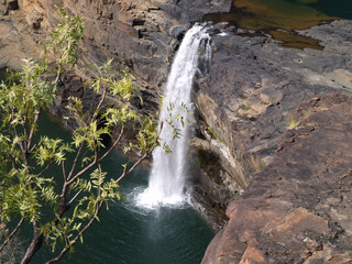 Mitchell Falls in the Kimberleys Region in Western Australia.