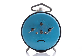 A sad alarm clock