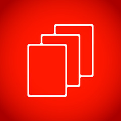 file icon stock vector illustration flat design