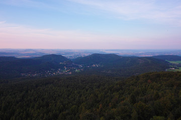 Naklejka premium Hochwald in saxony