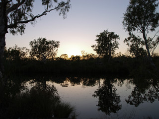 Sunrise in the Kimberleys Region in Western Australia.