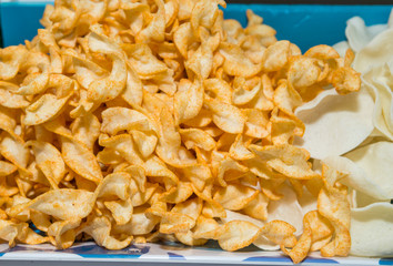 chips on a plate