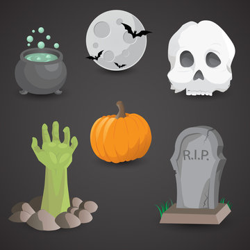 Halloween vector icon. 