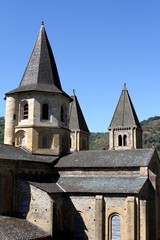 village classé de Conques en Aveyron