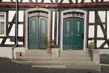 Fototapeta premium Tür in Hachenburg