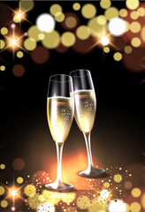 New Year greeting card