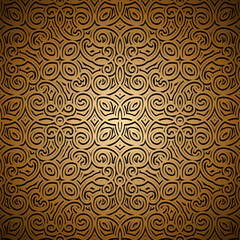 Vintage gold ornamental background