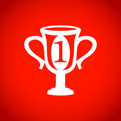 champions cup icon stock vector illustration flat design