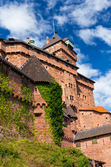 Haut-koenigsbourg - old castle in Alsace region of France
