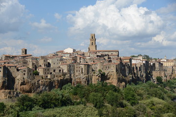 Obraz premium Pitigliano panoramique