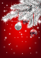 Fototapeta na wymiar Christmas holiday illustration