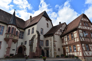 Fototapeta na wymiar Kurmainzisches Schloss Tauberbischofsheim