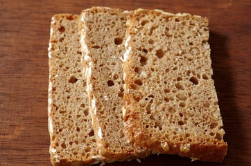 Dinkelbrot in Scheiben