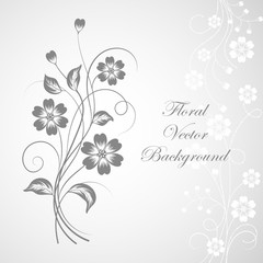 Simple floral background