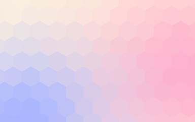 Fototapeta na wymiar Hexagons abstract colorful background