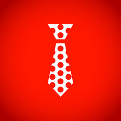 Tie icon stock vector illustration flat design