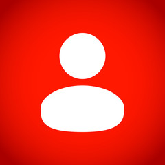 Man icon stock vector illustration flat design