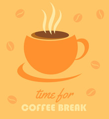 Coffee cup vector