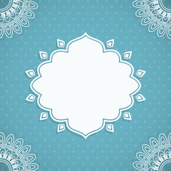 Frame in Indian style