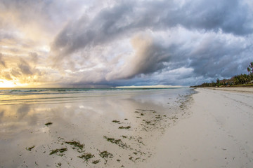 Sunrise on Diani Beach