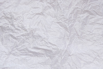 White crumpled  paper abstract for texture background