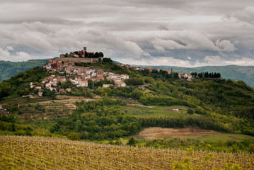Famous Motovun, Istra, Croatia
