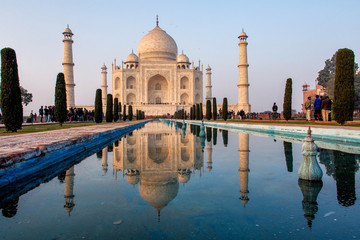 Fototapeta na wymiar Nordindien - Uttar Pradesh - Agra - Taj Mahal