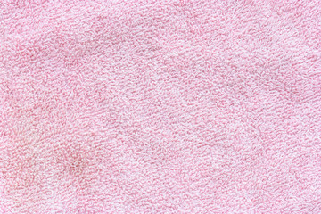 Pink towel macro texture