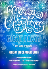 Christmas poster template