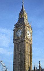 Fototapeta na wymiar Big Ben London England / Großbritannien / Sightseeing / Sehenswürdigkeit /Attraktion