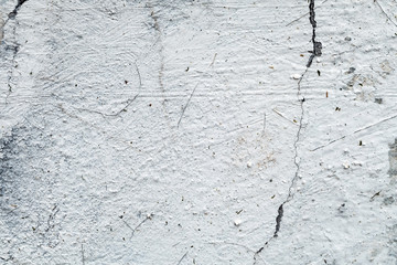 The old cracked cement