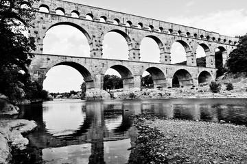 Pont du Gard near Nimes, France
