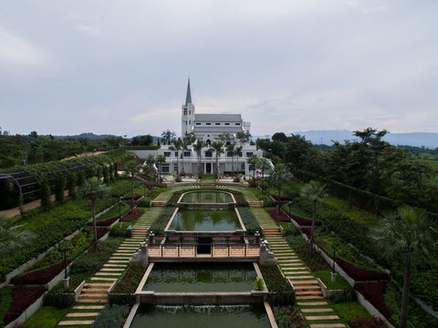 Bird's Eye View Blessed Nicholas Bunkerd Kitbamrung Church