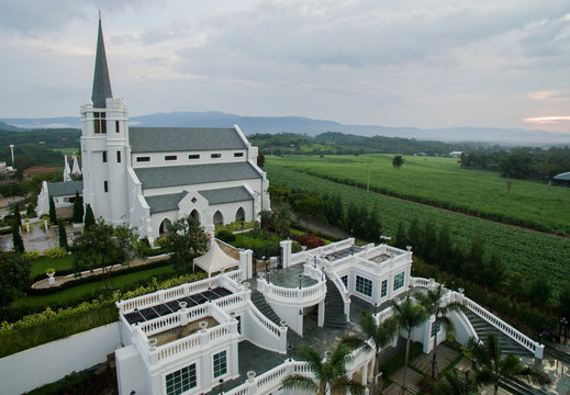 Bird's Eye View Blessed Nicholas Bunkerd Kitbamrung Church
