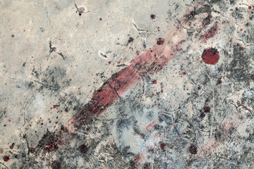Stain on old cement texture