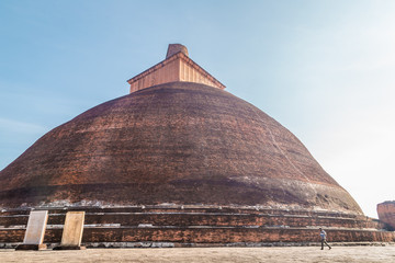 Old Jetavan Dagoba at Anuradhapura city, Sri Lanka
