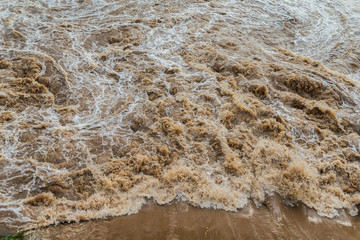 Great  flood due to heavy rain