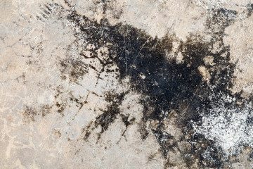 Cement surface stains
