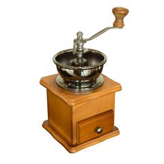  manual coffee grinder isolate on white