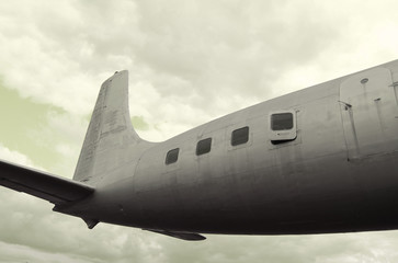 retro airplane photo