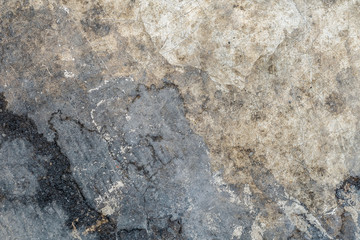 Stain on old cement texture