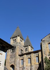 Fototapeta na wymiar Conques,village médiéval en Aveyron