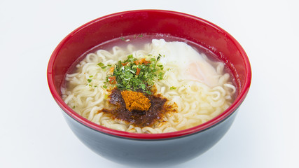 Spicy Instant noodle with egg
