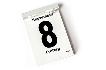 8. September 2017