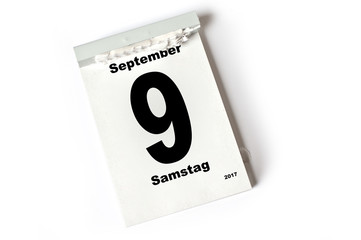 9. September 2017