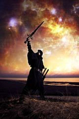 assassin at starry night