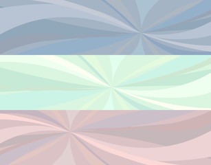 A set of abstract pastel backgrounds. Lines converge at a point.