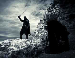 warrior in forgotten place